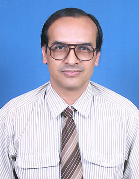 Professional portrait of Prof. Dr. Vidya Prasad Shukla (Swami Vidyanand Paramahans)
